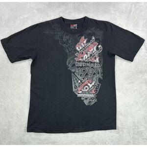 Southpole Shirt Mens XL Black Grind To Build 1991 Graphic Streetwear Hip Hop Tee